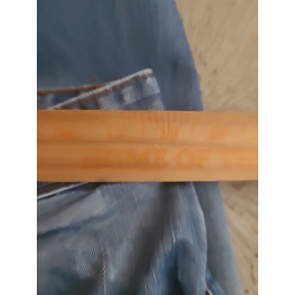 VTG Rocawear Jeans Mens 36x31.5 Blue Baggy Distressed Skater Faded Pipe Hip Hop - Picture 7 of 16